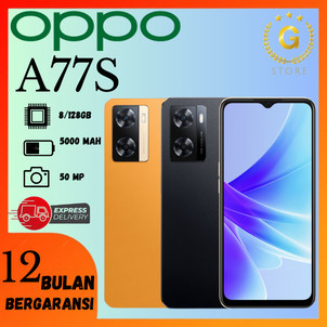 HP OPPO A77S RAM 8/128GB {33W SUPER VOOC BATERAI 5000 MAH} NEW SERIES GARANSI 12 BULAN