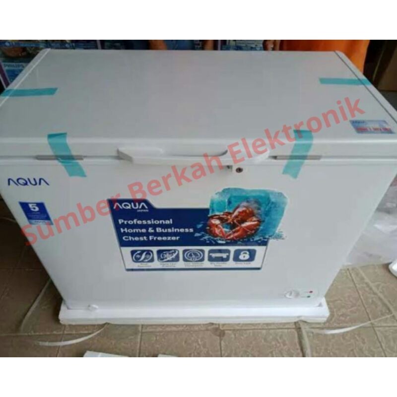 AQUA Chest Freezer / Box Freezer 200 Liter 165watt AQF-200 PROMO murah bandung