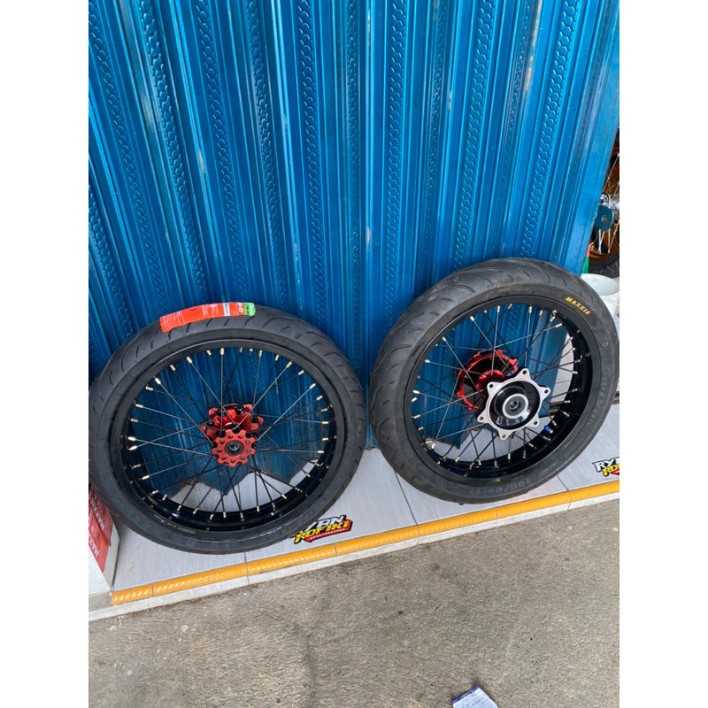velg supermoto crf ukuran 215/250