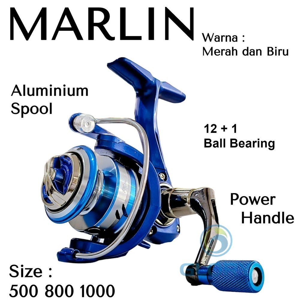 Pegasus Marlin 500 800 1000 2000 Reel Spinning One Way Power Handle 12+1 Ball Bearing Aluminium Spoo