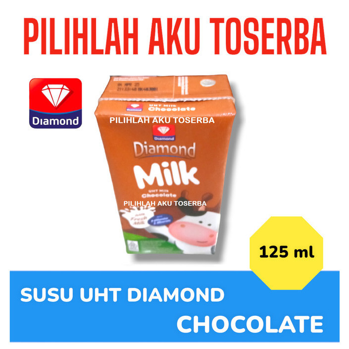 

IO Susu DIAMOND UHT Chocolate MINI 125 ml - (1 DUS ISI 40 pcs)