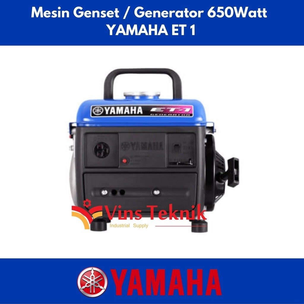MESIN GENSET ET1 YAMAHA GENERATOR BENSIN ET 1 600 WATT
