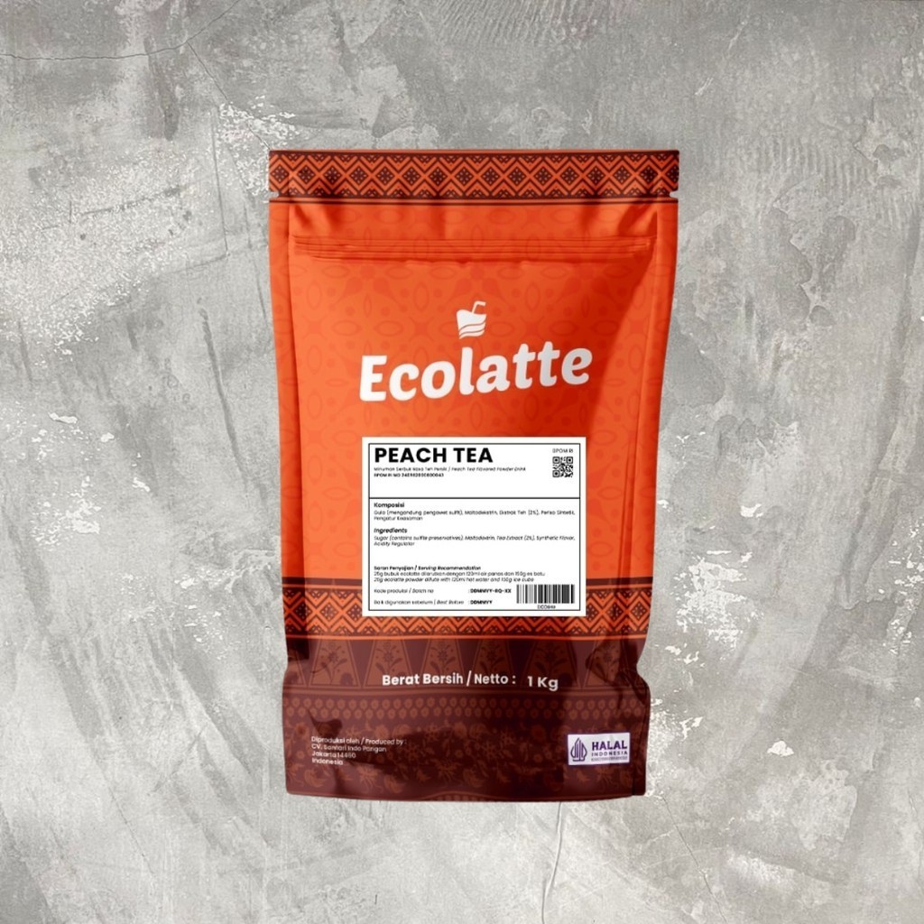 

Ecolatte Peach Tea Serbuk Minuman Instant Powder Drink
