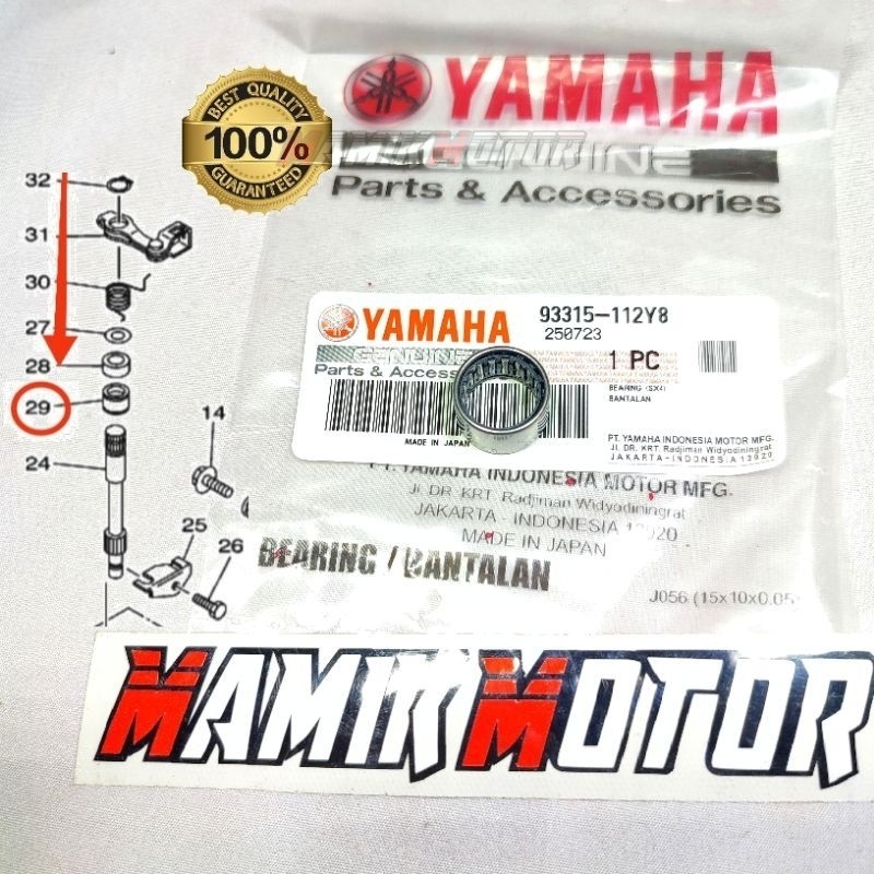 Bearing As Stut Kopling F1zr Fizr Jupimx Vixion 93315-112y8 Yamaha