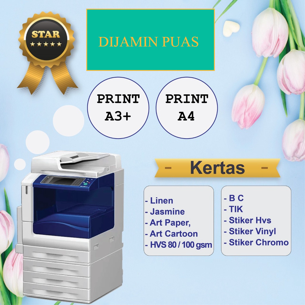 

JASA PRINT ART PAPER-ART CARTON-BREIF CARD-A3-A3+