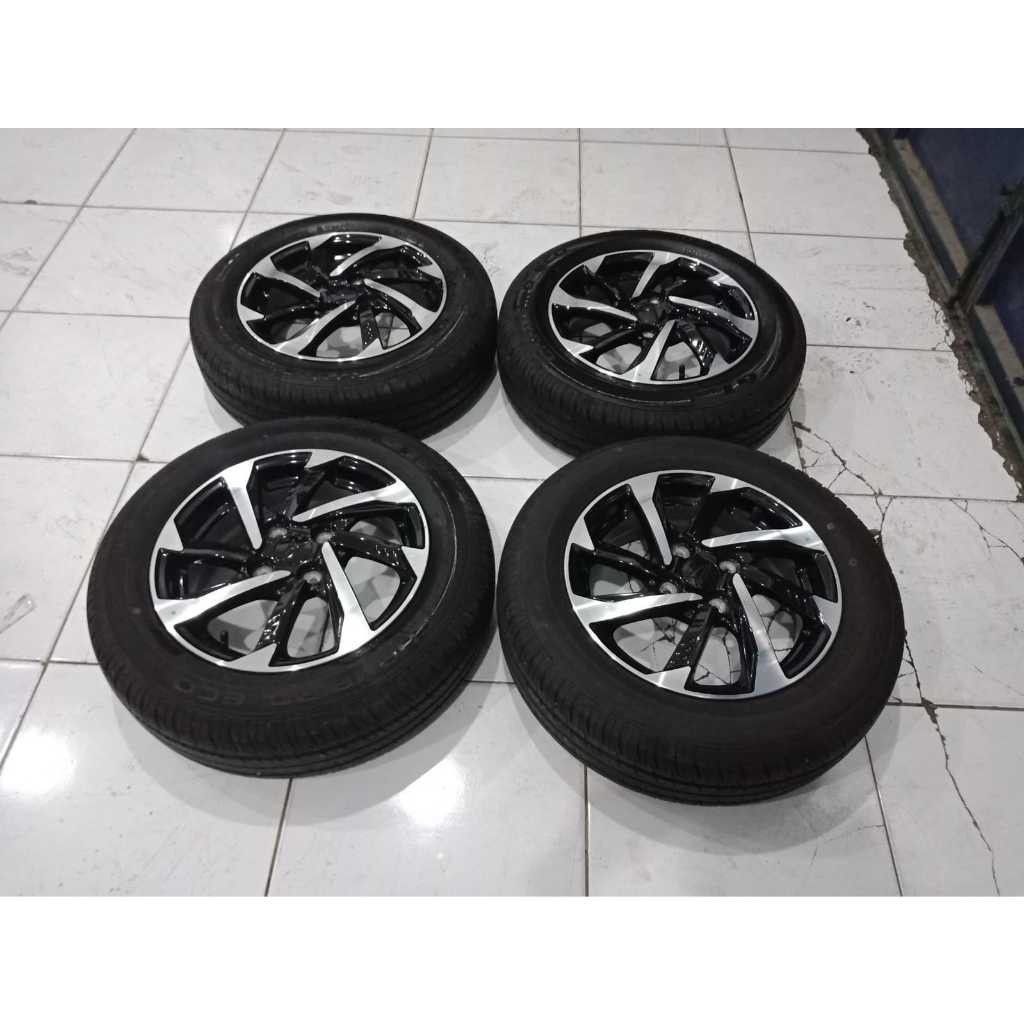 PELEK STANDAR MOBIL NEW SIGRA 2023 TERBARU RING 14 + BAN 175 65 R14 BLACK POLISH