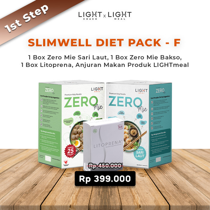 

YP 1st STEP SLIMWELL DIET PACK | PAKET MAKANAN DIET KETO | ALT SHIRATAKI - Paket F