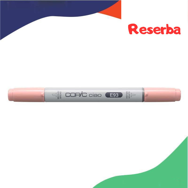

Copic Ciao Sketch Spidol Marker E93 TEA ROSE Refillable Alcohol Based Made In Japan ( Clearance Sale)