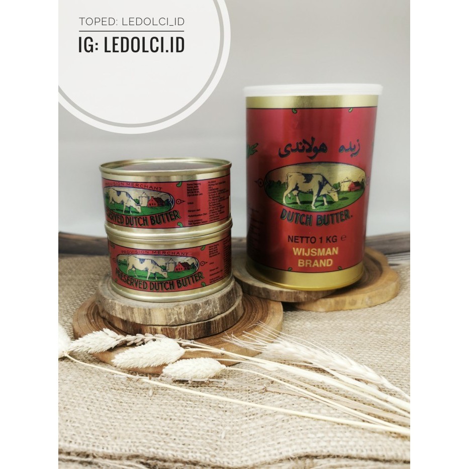 

TERMURAH! WIJSMAN BUTTER MENTEGA WIJSMAN WISMAN WYSMAN KALENG 200 GRAM
