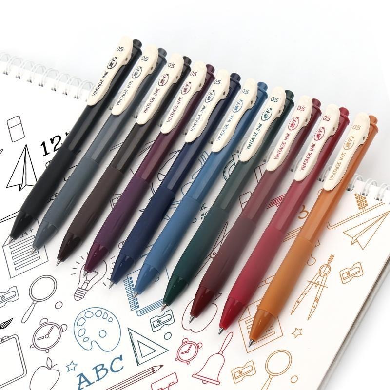 

Pulpen Warna Gel Pen Retractable Bolpen Gel 0.5 mm Pulpen Bermotif Aesthetic Pulpen Gel Mekanik School Stationary