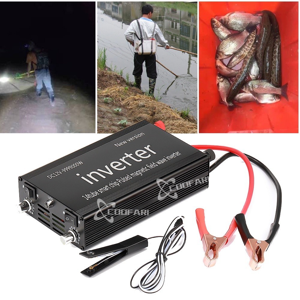 AQW Inverter Daya Transformator 16 Tabung DC 12V ke AC 220V PSW Inverter Konverter Peningkatan