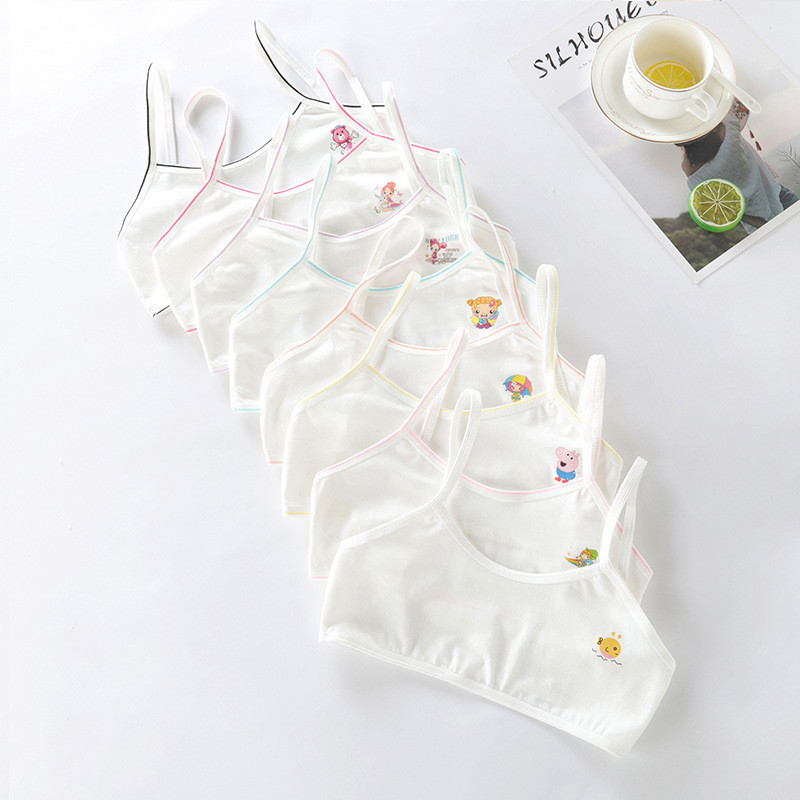 PAKAIAN DALAM MINISET MINI SET STEP 1 Polos PUTIH LIST WARNA SD SMP BRA ANAK REMAJA KATUN SPORT MSS1