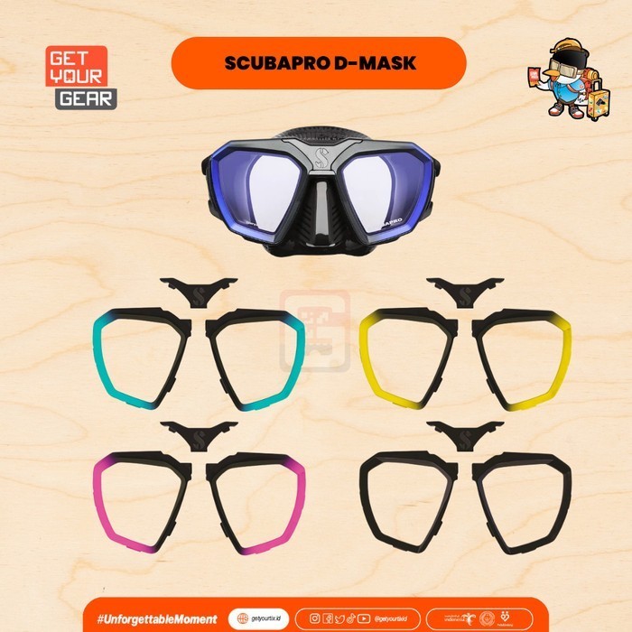 Scubapro D-Mask Scuba Diving - Masker Selam