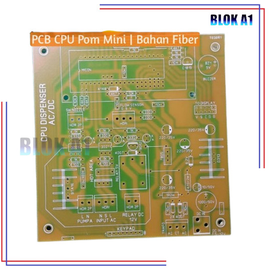 PCB Modul CPU Pertamini Digital Pom Mini AC/DC