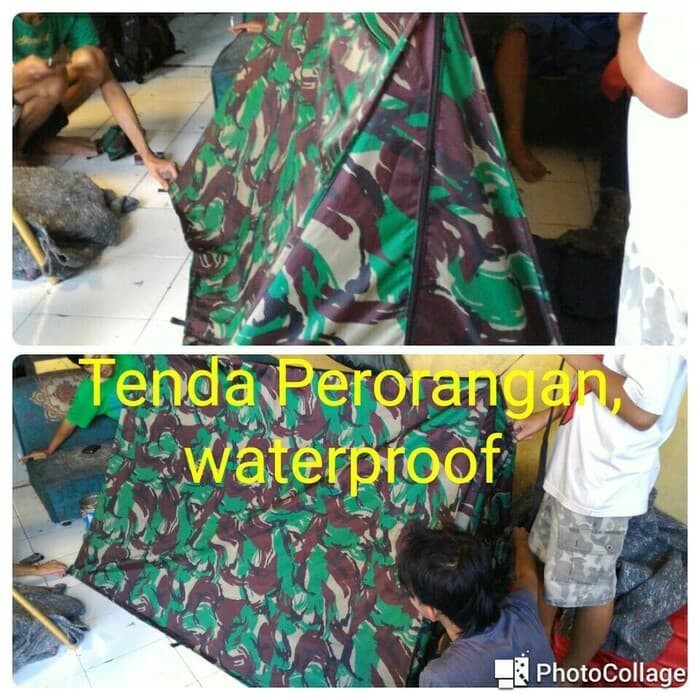 Bifak Bivak RPM Tenda Perorangan / Tenda Kemah / Army / TNI-AU / TNI-AD / TNI-AL