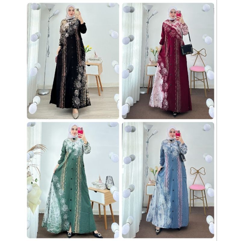 GAMIS RAYON PREMIUM GAMIS JUMBO XXXL//BAJU WANITA MODEL BARU / MURAH PROMO