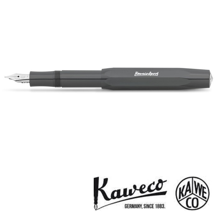 

Thosti KAWECO Sport Skyline Fountain Pen - Gray, Fine