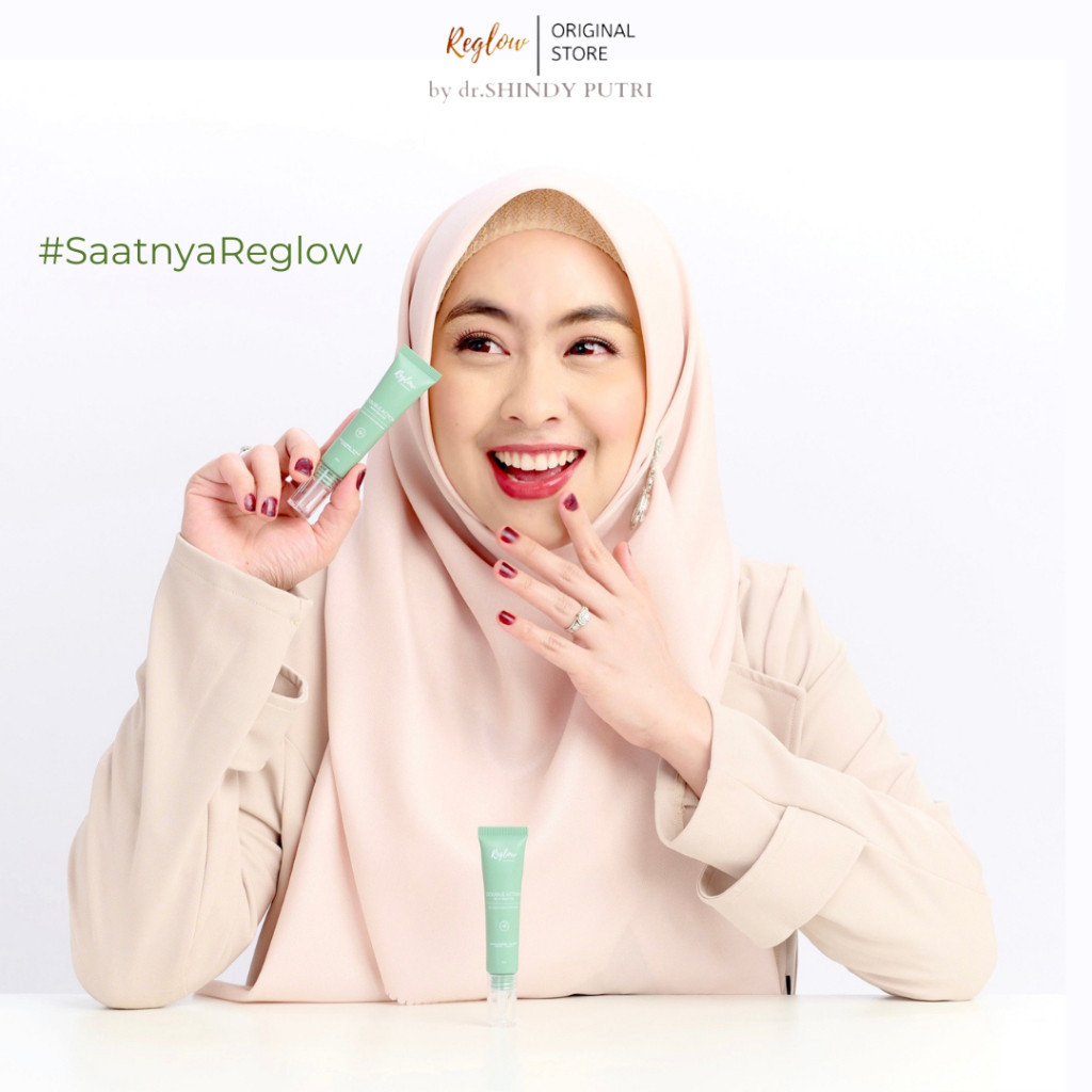 Reglow Double Action Acne Spot Gel Obat Jerawat | Vitamin E | Original by dr.Shindy Perawatan Kulit 15 ml
