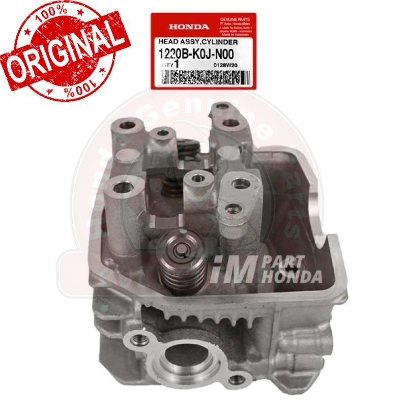 Blok Kop Cylinder Head Genio Beat LED Eco Street K1A Scoopy eSP K2F 1220B-K0J-N00 1220BK0JN00