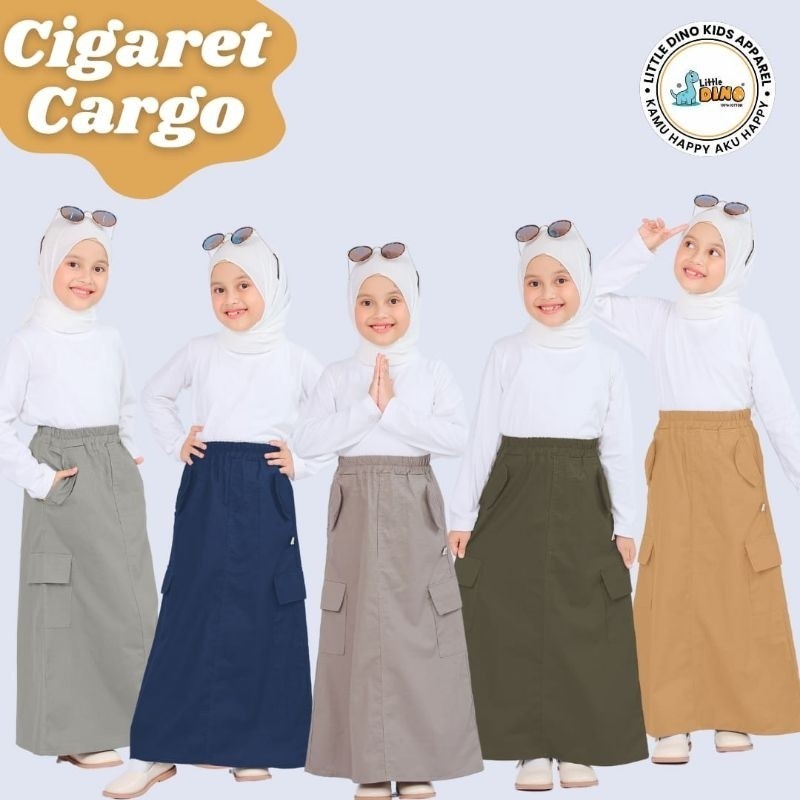 BEST SELLER ~Rok Cargo Anak Perempuan Remaja Tanggung, Usia 6-14 Tahun -PROMO