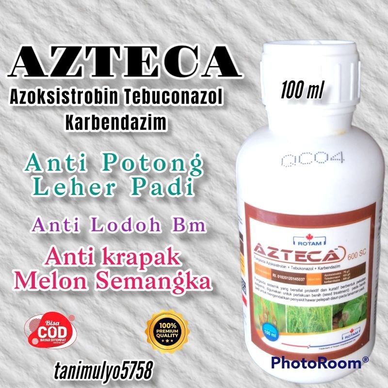 Obat anti potong leher pada padi kemasan 100 ml.