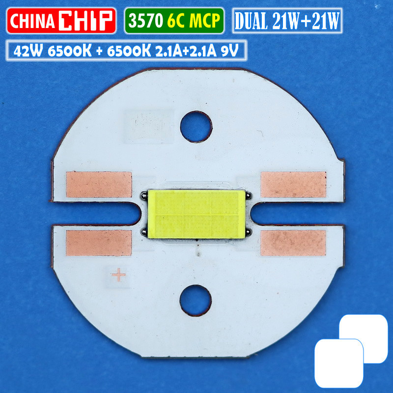 MCP D2 3570 22mm 42W 6C Dual Putih Putih LED Laser BiLED RTD AES 9V