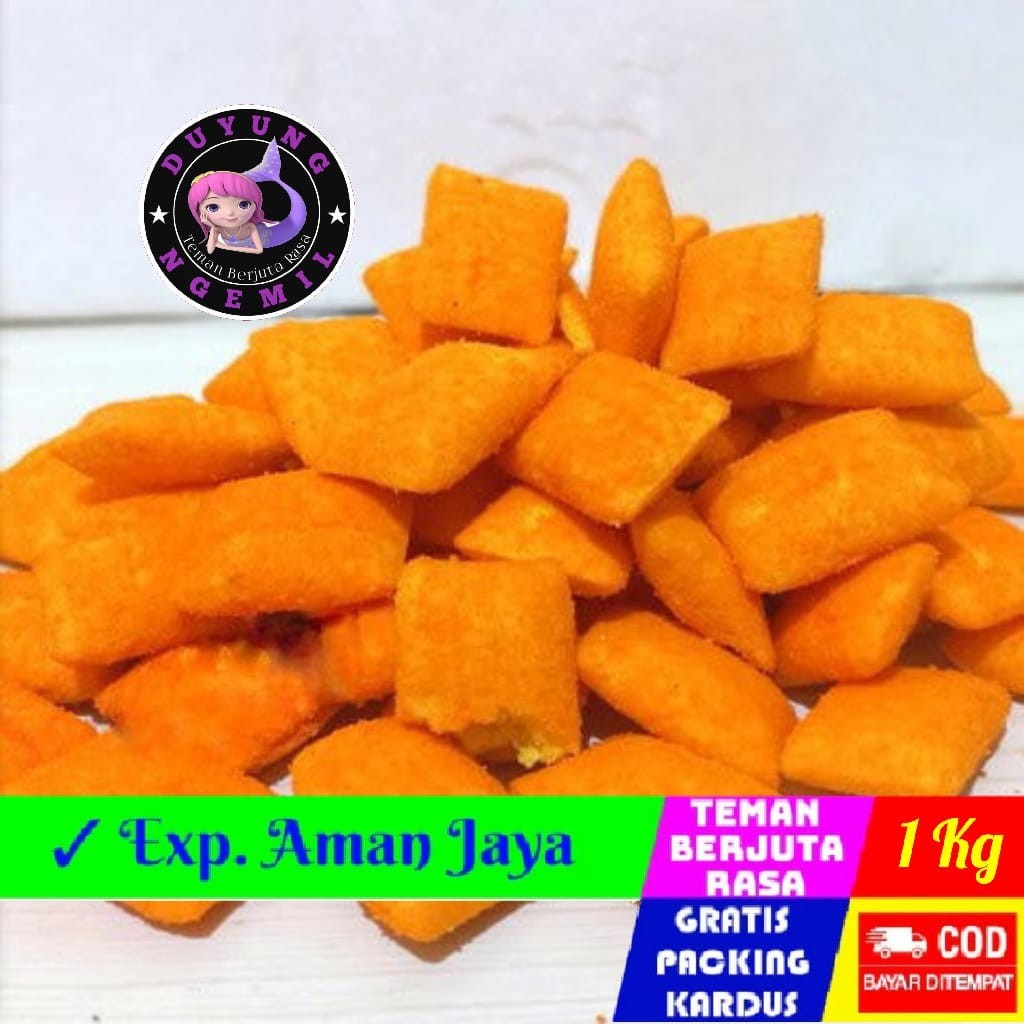 

[1Kg] Bantal Keju / Jajanan Kue Bantal Isi Snack Asli | Duyung Ngemil - Cemilan Murah