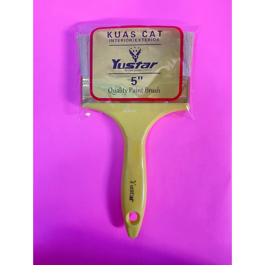 

Kuas Cat Satuan Gagang PVC Ukuran 5" merk Yustar
