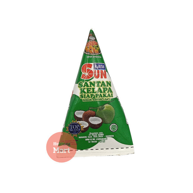 

Sun Kara Santan Kelapa Siap Pakai 65mL Segitiga Kara Sun