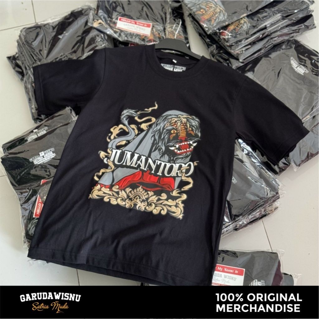 Kaos Jumantoro Barongan GWSM Garuda Wisnu Satria Muda Baju Pakaian T Shirt Pria Wanita