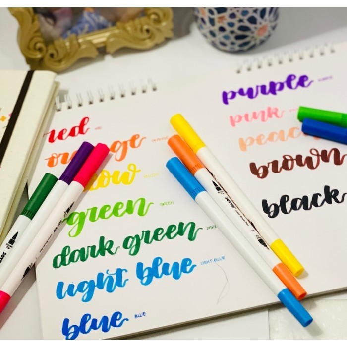 

BEST QUALITY~[Limited Stock] Brush Pen Joyko 12 warna