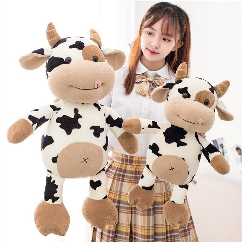 Boneka Sapi Jumbo Lucu Standing Tinggi 50cm/Boneka Sapi Cimory Gemoy Halus Dan Lembut Mainan Boneka 