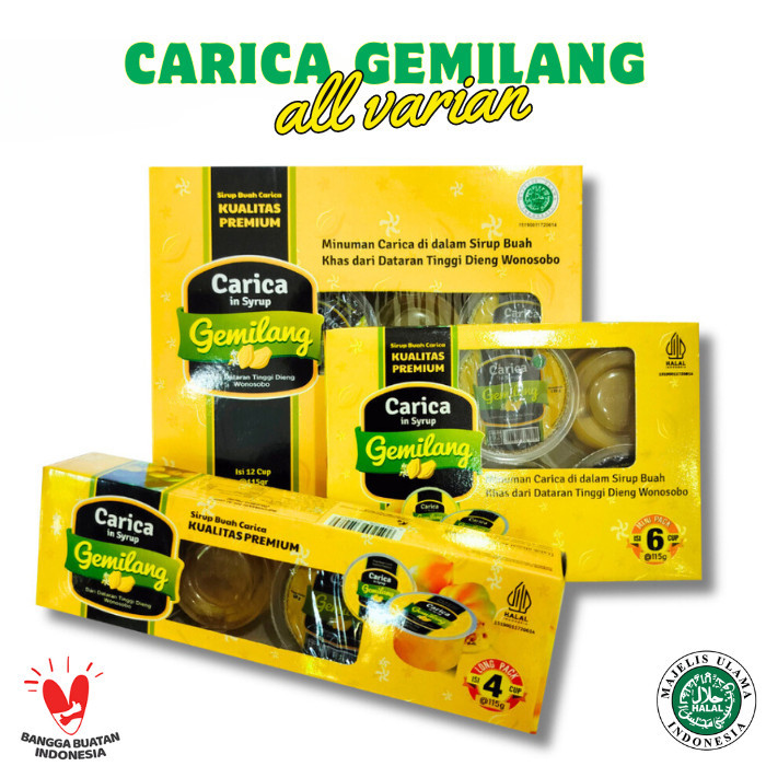 

Carica Gemilang Segar Kemasan Buah Carica Minuman Carica Pepaya Dieng Wonosobo Carica Segar