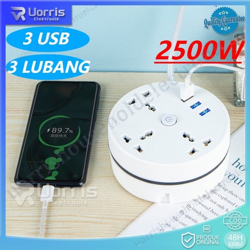 Colokan Listrik USB Smart Power Strip Steker listrik USB soket strip daya pintar