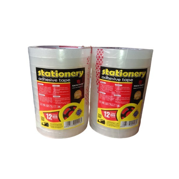 

[TERMURAH] Isolasi 12mm Nachi Tape Lakban Plakban Bening 12mm Selotip Solasi 1/2InchI Slop Stationery atk Murah