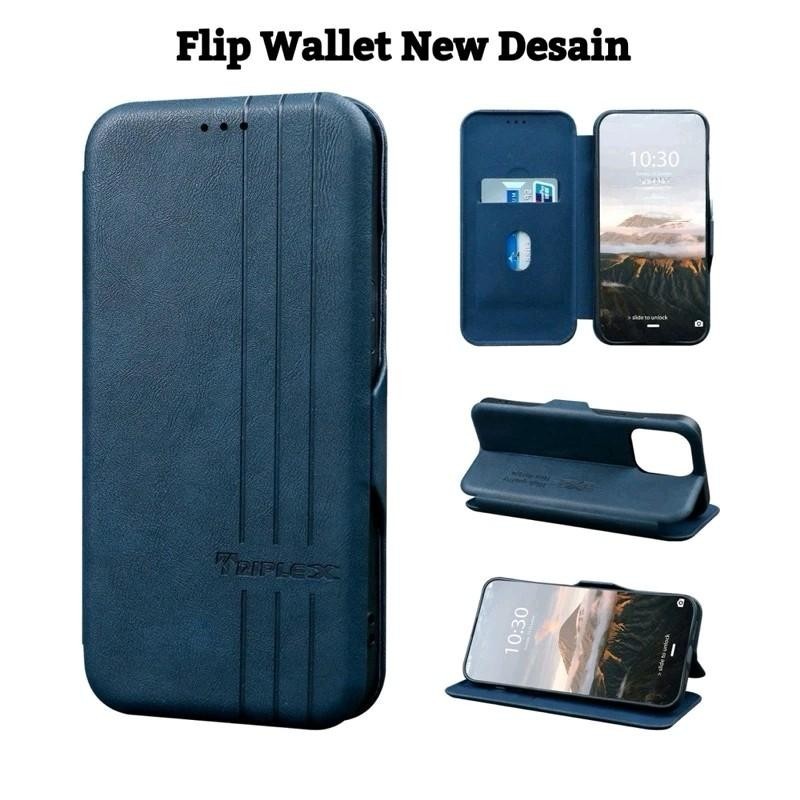 FLIP CASE SAMSUNG J2 J3 J4 J5 J6 J7 J8 Flipcover MAGNET-05 LEATHER CASE KULIT SLOT KARTU DOMPET Hita