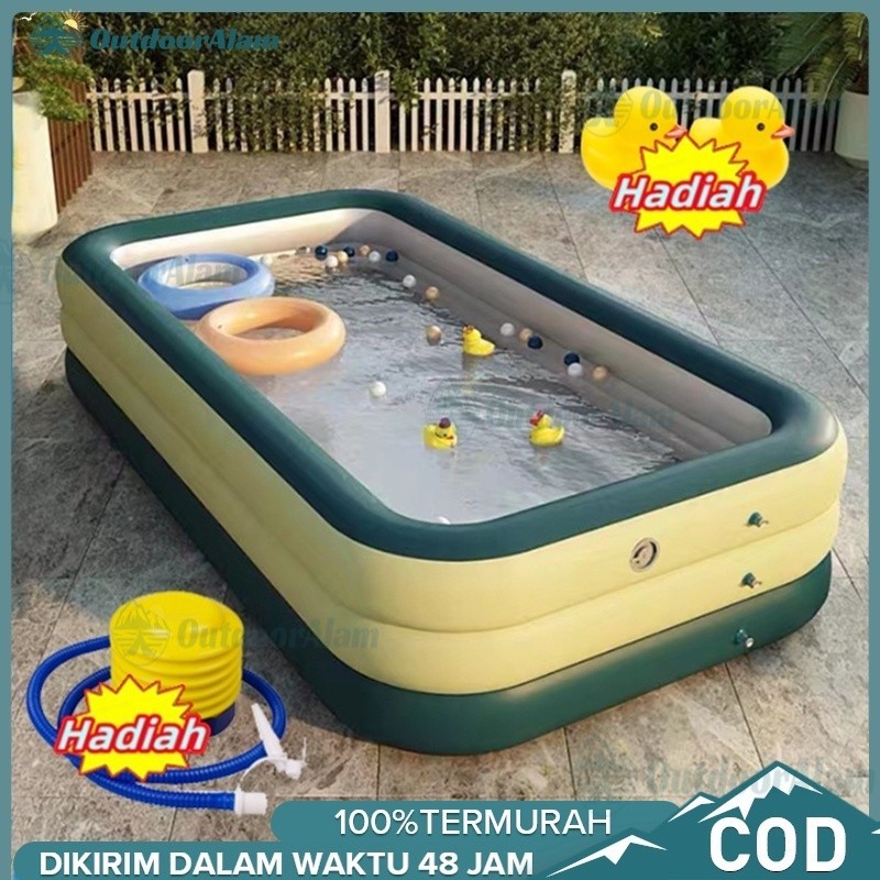 (free pompa set) PEROSOTAN KOLAM ANAK / kolam renang anak free pompa / kolam renang anak free pompa 