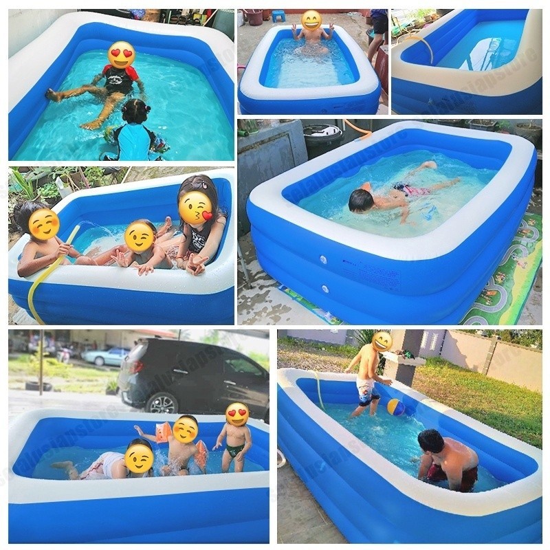 Kolam Renang Anak /Kolam Renang Anak Tiga Cincin/Kolam Renang Keluarga Tiup Besar/Mainan Kolam