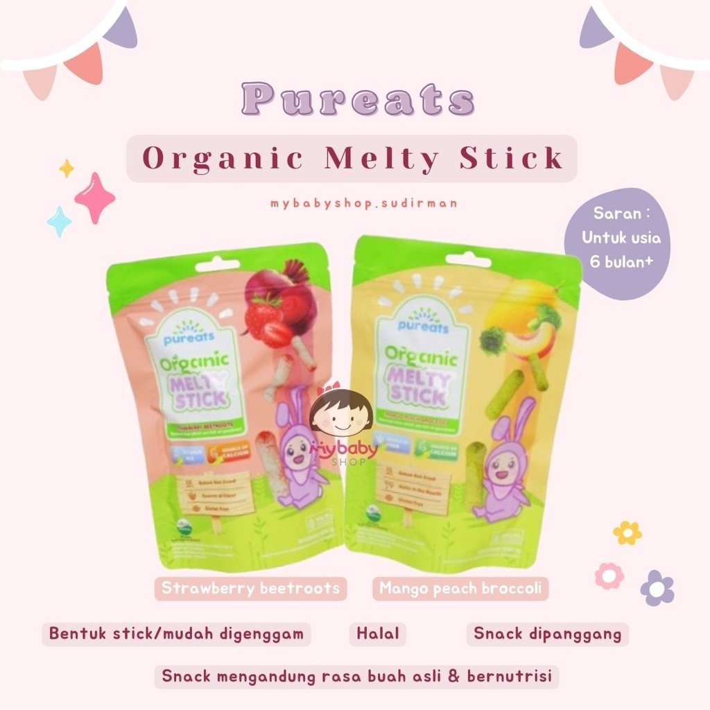 

Pureats Melty Stick - Camilan Snack Anak Bayi - Snack 6m+