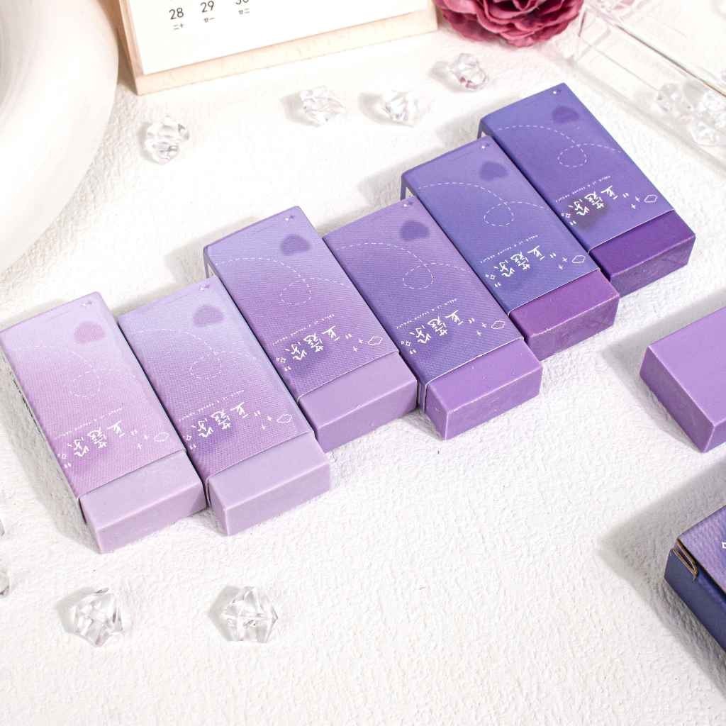 

TERVAFORITE 1 SET ISI 6 PCS PENGHAPUS WARNA PASTEL GRADASI NUANSA LEMBUT MENYENANGKAN / PASTEL GRADIENT ERASER SET 6 PCS OF SOFT COLOR