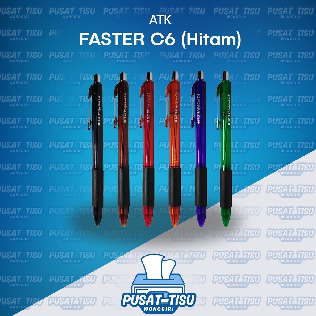 

Pulpen Faster C6 Ballpoint / Pena Pen 0.7mm ( Eceran / PCS )