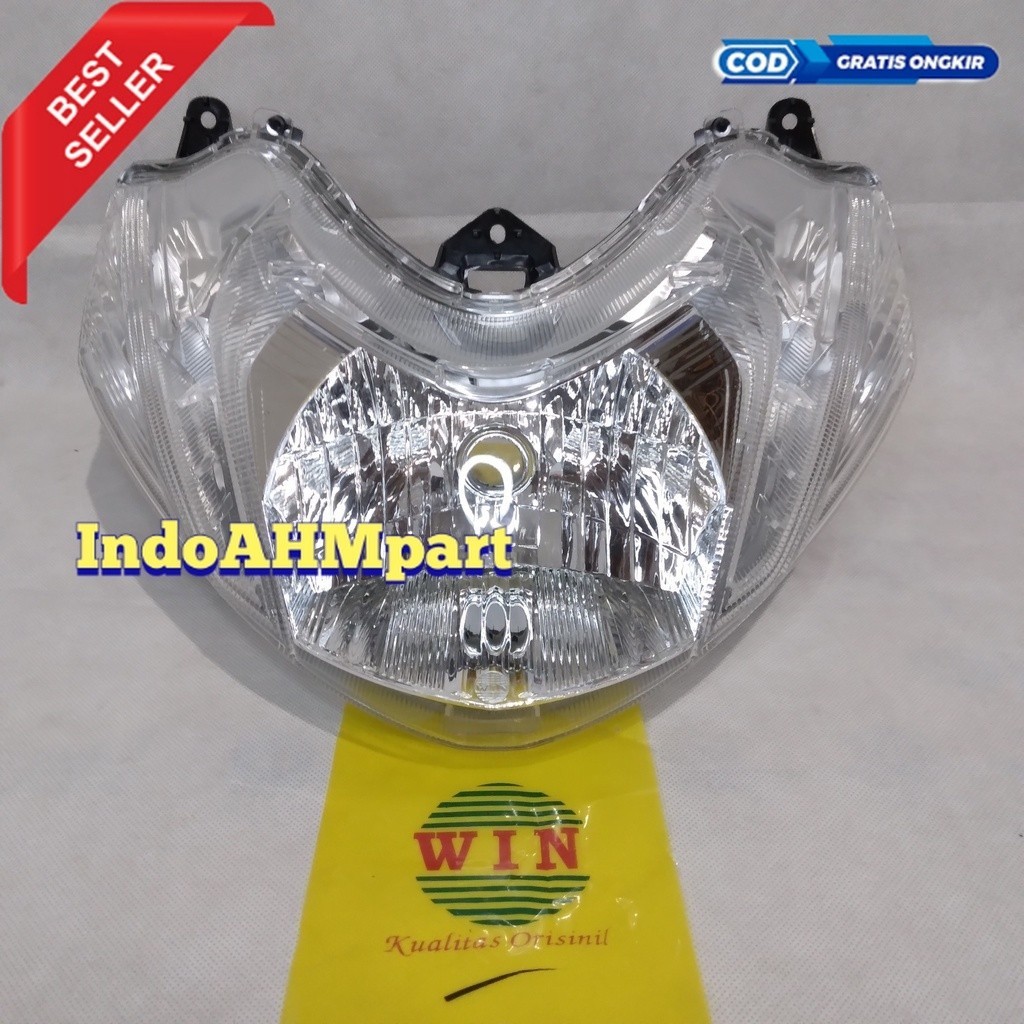 Lampu Depan Mio 125 M3 2014 2015 2016 2017 2018 2019 reflektor headlamp KW SUPER BERKUALITAS