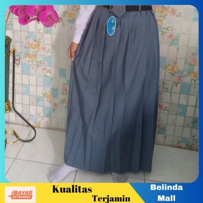 

⭐KUALITAS TERBAIK⭐ Rok Seragam Sekolah SMA. Rok Rempel Panjang SMA. Rok SMA Abuabu M Terlaris