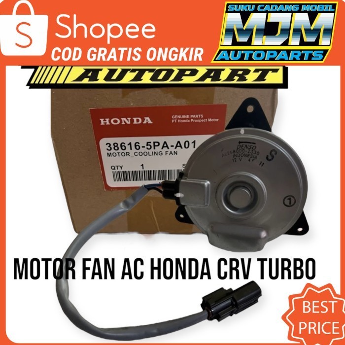 Motor fan Ac honda crv turbo gen5