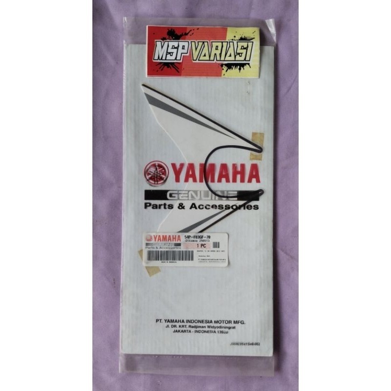 Striping Motor  Yamaha Mio J Sporty 2012-2013 Hitam Ungu Original Ori asli Yamaha Genuine Part