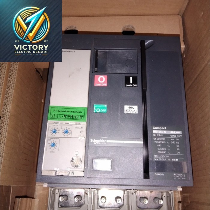 MCCB NS1250N 3P 1250A MOTORIZED SCHNEIDER