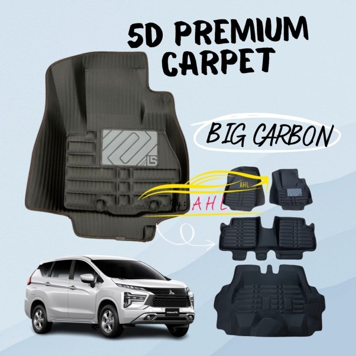 Karpet 5D Premium Mobil Mitsubishi Xpander Cross - Bagasi