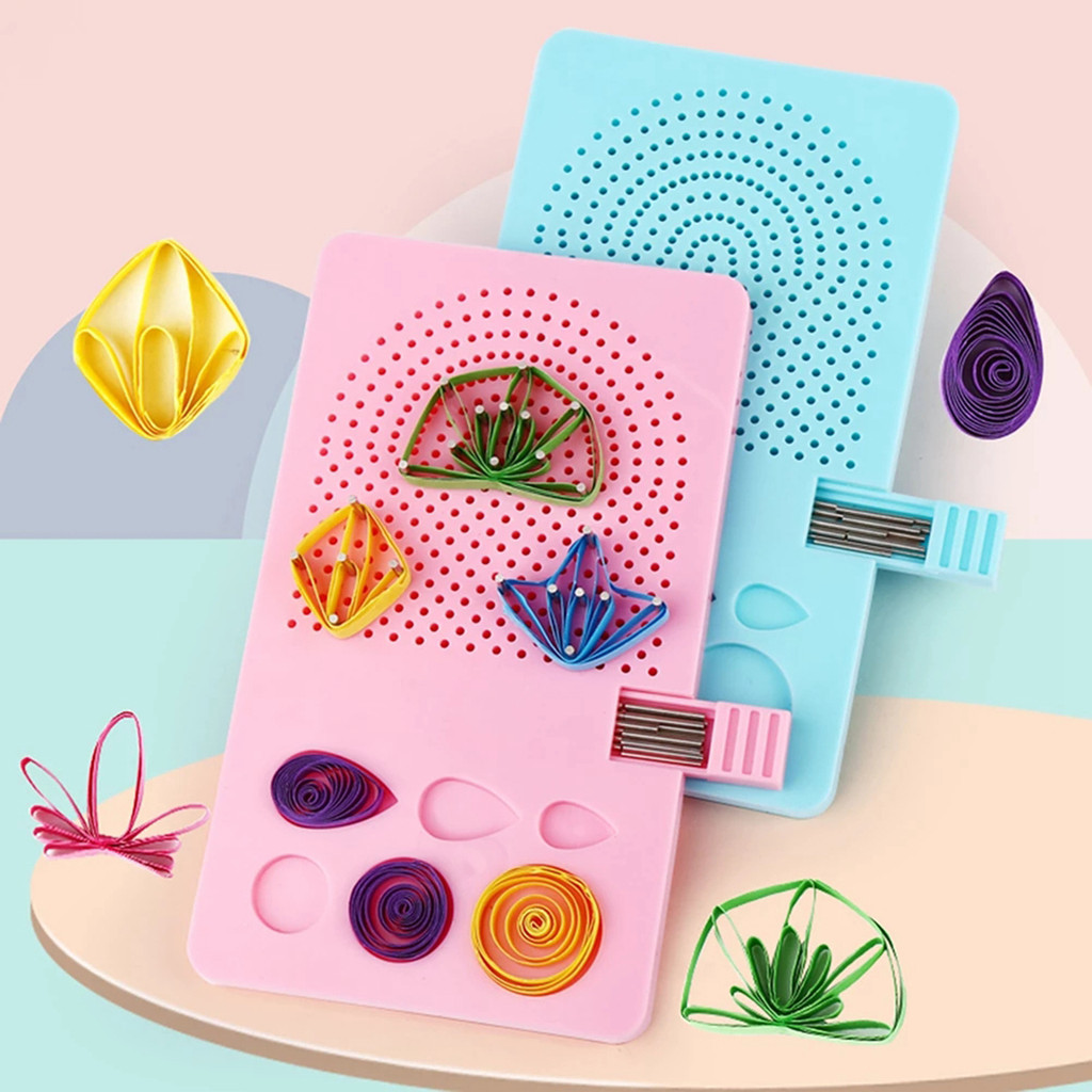 

Paper Quilling Board Handmade Paper Rolling Template Knitting Grid Guide Winder With Pins Diy Paper Craft Tool