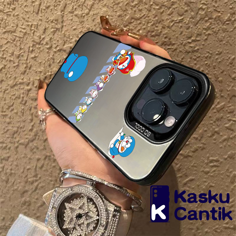 Kasku CASE Doraemon yang lucu iPhone 14 15 Pro MAX 11 13 12 Pro XR XS MAX 7 8 6S Plus 7Plus 8Plus SE
