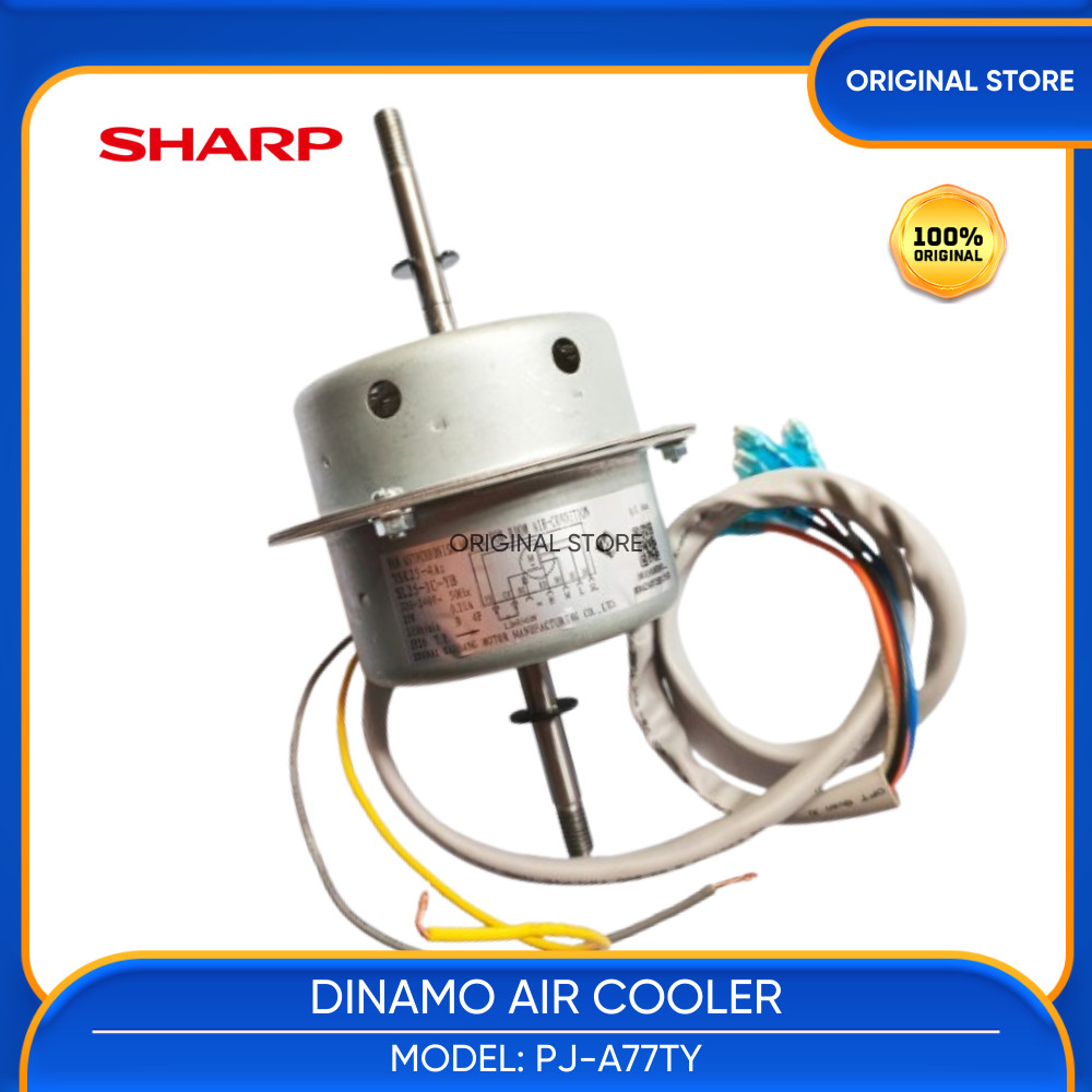DINAMO MOTOR AIR COLLER SHARP PJ A77TY PJ-A77TY PJ A77